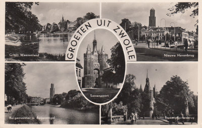 ZWOLLE - meerluik groeten uit Zwolle