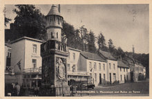 VALKENBURG L. Monument met Ruine en Toren