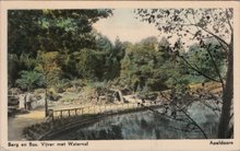 APELDOORN -  Berg en Bos. Vijver met Waterval