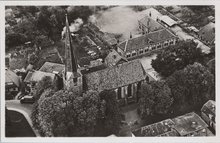 VORDEN - Luchtfoto Ned. Herv. Kerk