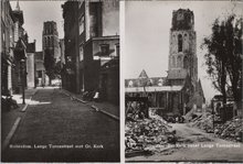 ROTTERDAM - Lange Torenstraat met Gr. Kerk