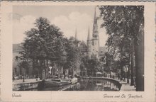 GOUDA - Gouwe met St. Josefkerk