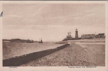 IJMUIDEN - Ingang Haven met Semaphore