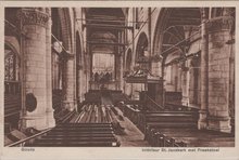 GOUDA - Interieur St. Janskerk met Preekstoel