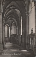 DORDRECHT - Interieur Groote Kerk