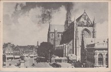 HAARLEM - Grote Markt met St. Bavo