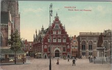 HAARLEM - Groote Markt met Vleeschhal