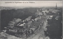 LEEUWARDEN - in Vogelvlucht van af de Oldehove