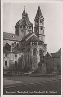 ROERMOND - Munsterkerk met Standbeeld Dr. Cuijpers