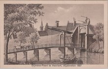 HAARLEM - Dijmans-Poort te Haarlem, afgebroken 1807