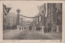 S GRAVENHAGE - Parkstraat Versiering 7 Februari 1901