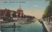 LEIDEN - Oude Vest met Marenkerk