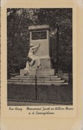 DEN HAAG - Monument Jacob en Willem Maris a. d. Carnegielaan