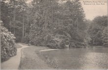 APELDOORN - Hooge Vijver met Waterval i./h. Kon. Park