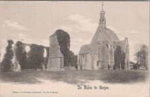 BERGEN - De Ruine te Bergen