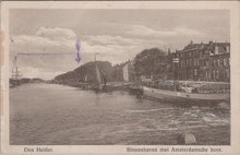 DEN HELDER - Binnenhaven met Amsterdamsche boot