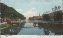 DEN HELDER - Gezicht op het Werfkanaal en Marinewerf