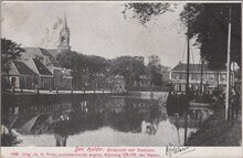 DEN HELDER - Kerkgracht met Westplein