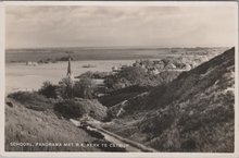 SCHOORL - Panorama met R.K. Kerk te Catrijp