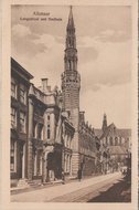 ALKMAAR - Langestraat met Stadhuis