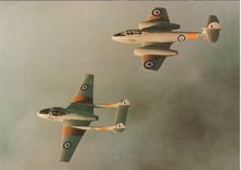 DH.115 Vampire Gloster Meteor T.7