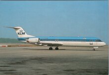 KLM Fokker 100 PH-KLC Geneve