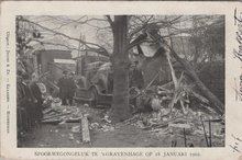 S GRAVENHAGE - Spoorwegongeluk te 's-Gravenhage op 18 Januari 1902