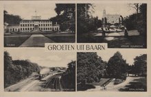 BAARN - Meerluik Groeten uit Baarn.