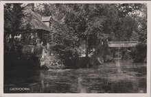 GIETHOORN - Gezicht op gracht en brug