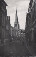 ALMELO - Grotestraat met St. George Kerk