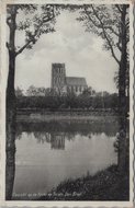 DEN BRIEL - Gezicht op de Kerk en Toren