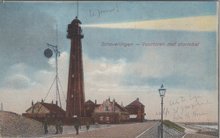 SCHEVENINGEN - Vuurtoren met Stormbal