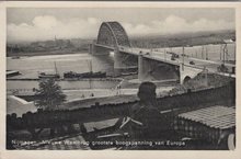 NIJMEGEN - Nieuwe Waalbrug grootste boogspanning van Europa