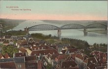 NIJMEGEN - Panorama met Spoorbrug