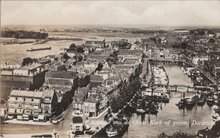 DORDRECHT - Panorama van de Grote Kerk af gezien