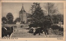 GARDEREN - Gezicht op de Oude Kerk