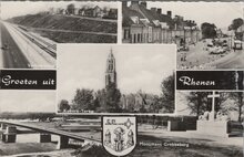 RHENEN - Meerluik Groeten uit Rhenen