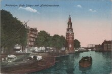 AMSTERDAM - Oude Schans met Montelbaanstoren