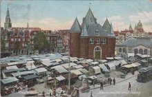 AMSTERDAM - Nieuwmarkt met Waag