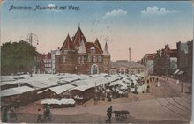 AMSTERDAM - Nieuwmarkt met Waag