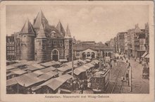 AMSTERDAM - Nieuwmarkt met Waag-Gebouw