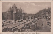 AMSTERDAM - Nieuwmarkt met Waag-Gebouw