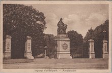 AMSTERDAM - Ingang Vondelpark