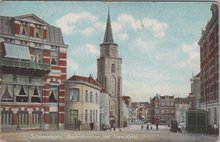 SCHEVENINGEN - Kaizerstraat en Ned. Herv. Kerk