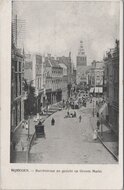 NIJMEGEN - Burchtstraat en gezicht op Groote Markt