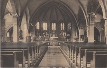 RENKUM - Genade-oord: O. L. Vrouw van Renkum. Interieur der kerk