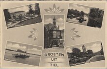 TIEL - Meerluik Groeten uit Tiel