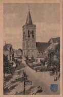 EDE - Grotestraat met Ned. Herv. Kerk