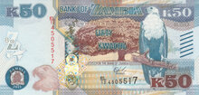 ZAMBIA P.60a - 50 Kwacha 2015 UNC