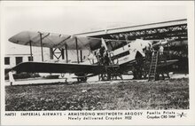 IMPERIAL AIRWAYS - Armstrong Whitworth Argosy